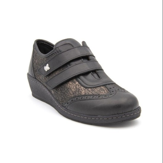 Tecnosan 50801scarpa donna predisposta velcri zeppa 50