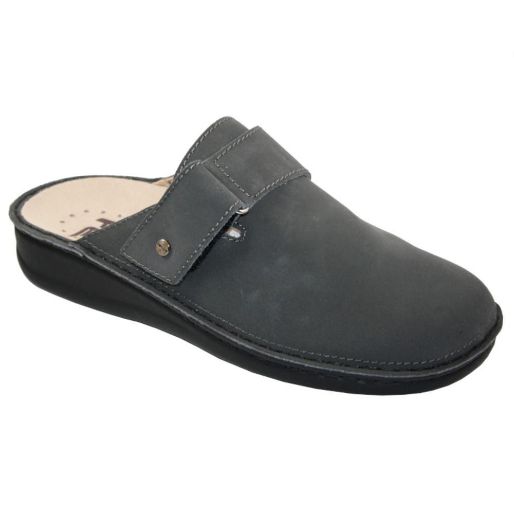 Hergos Mod. H439 ciabatta sanitaria uomo predisposta per plantare  nabuk grigio