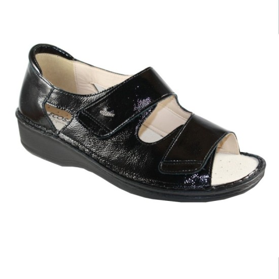 Ecosanit Mod. Isabella sandalo donna regolabile chiuso sul tallone con inserto alluce valgo