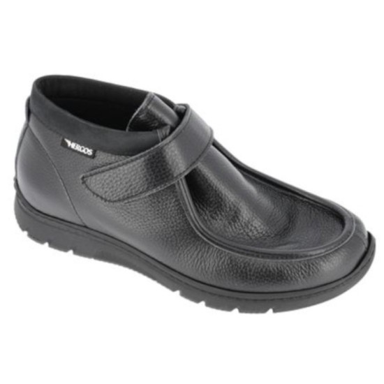 Hergos Mod. H9003 scarponcino uomo alla caviglia calzata ampia velcro predisposto