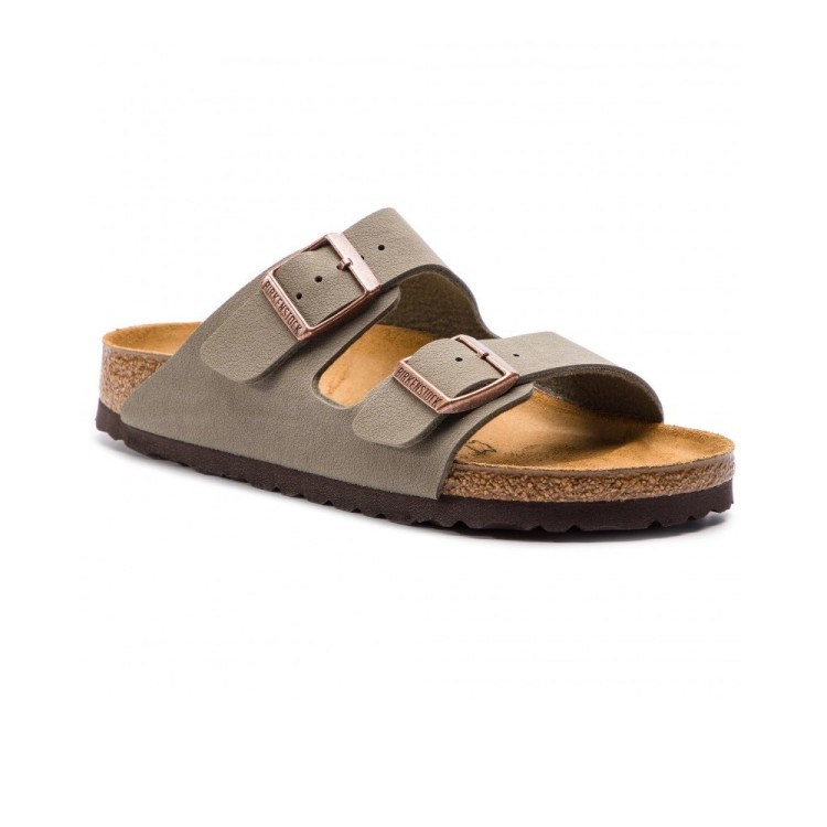 Birkenstock  Arizona BS  Birko Flor doppia fascia stone code 0151213