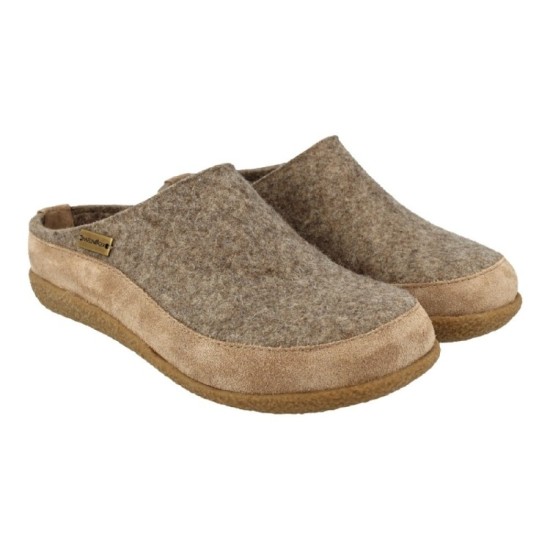 Haflinger Blizzard Skane torf Wollfilz pantofola feltro unisex numero 45