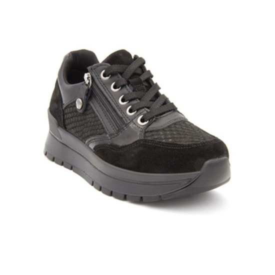 Tecnosan 31776 sneaker donna comoda sportiva con cerniera e lacci