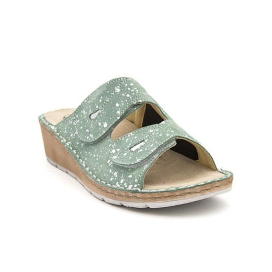 Tecnosan 51109 Lavanda Ciabatta donna appoggio morbido inserto alluce valgo zeppa 40