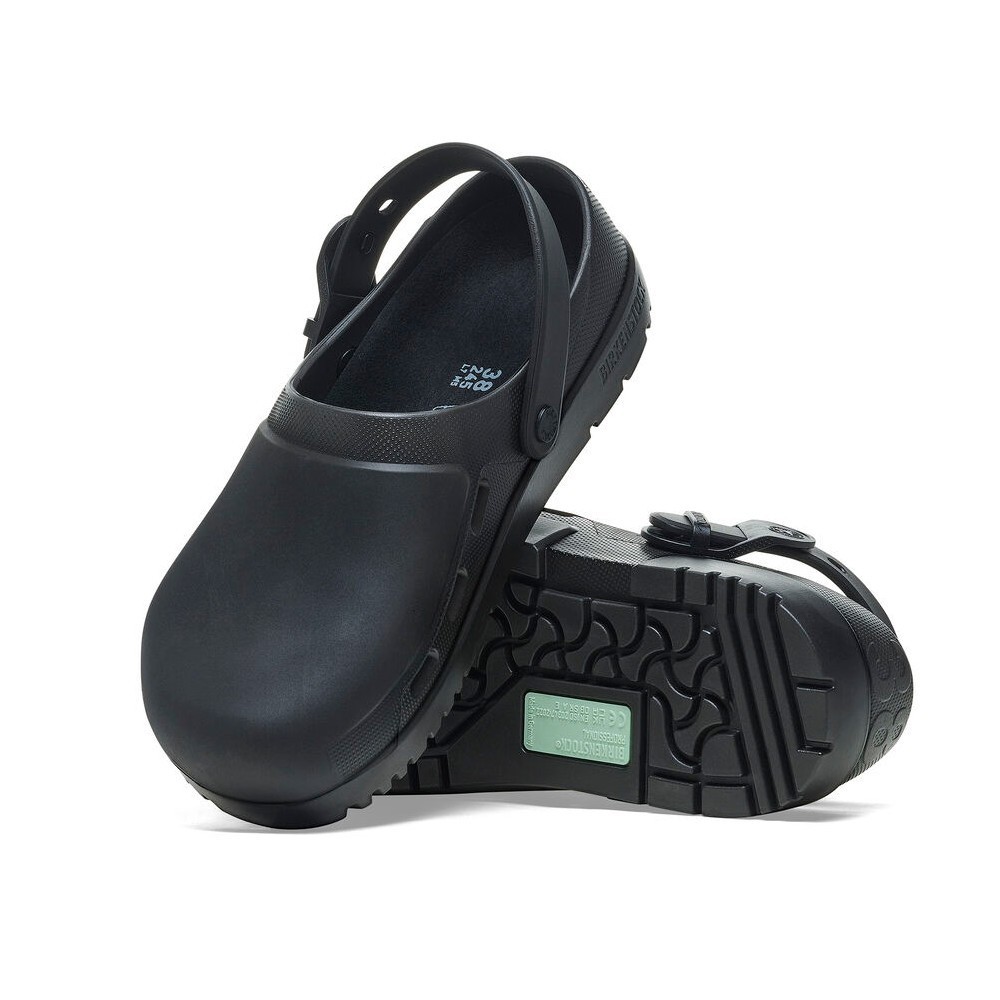 Birkenstock Birki Air 2.0 Poliuretano Jet Black zoccolo professionale 1025978
