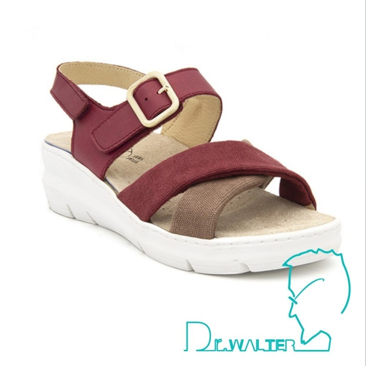 Tecnosan 51106 Violetta sandalo donna plantare soft estraibile zeppa 50