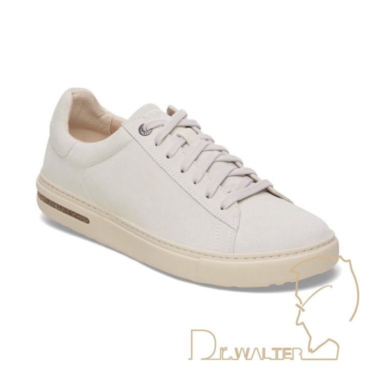 Birkenstock Bend Low pelle scamosciata sneaker antique white bianco art. 1029716