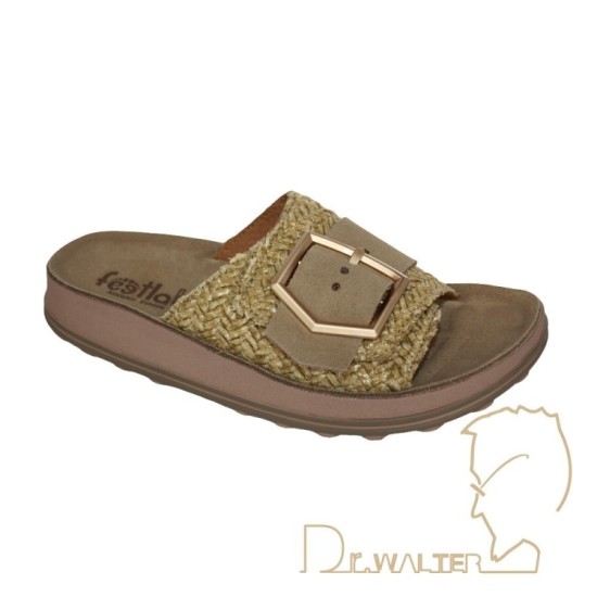 Feetlab ciabatta donna ammortizzante F335 raffia
