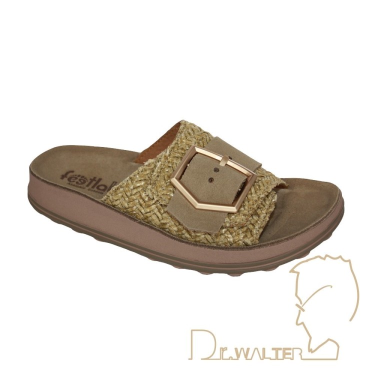 Feetlab ciabatta donna ammortizzante F335 raffia