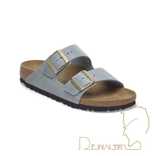 Birkenstock Arizona pelle oliata colore basalt gray cod. 1029253 no. 36