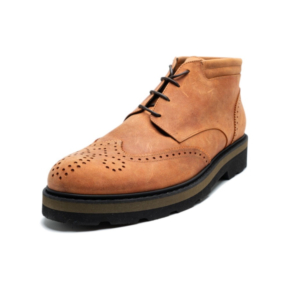 Calzaturificio F.lli Tomasi Mod. Zante rodeo mandarino tronchetto uomo predisposto