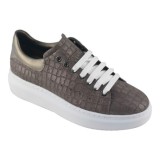 Ecosanit Mod. Fellon sneaker donna pelle con plantare estraibile comfort plus
