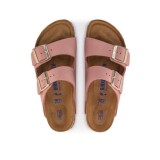 Birkenstock  ciabatta donna Arizona plantare morbido pelle nabuk colore old rose cod. 1024219