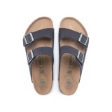 Birkenstock  Arizona Vegan microfibra Desert Dust Indigo Blue art.1023150