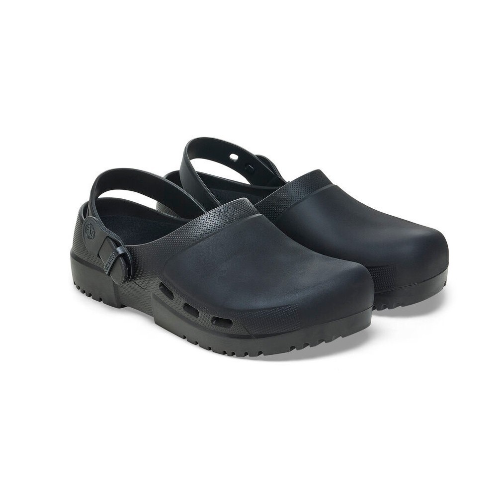 Birkenstock Birki Air 2.0 Poliuretano Jet Black zoccolo professionale 1025978