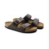 Birkenstock ciabatta Arizona BS Pelle naturale dark brown narrow fit Art. 0051103