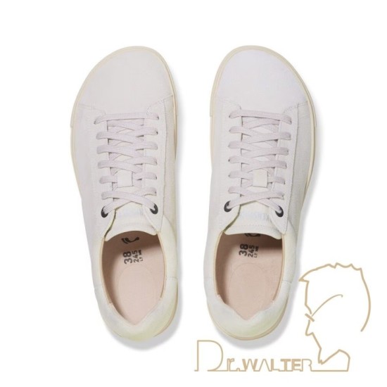 Birkenstock Bend Low pelle scamosciata sneaker antique white bianco art. 1029716