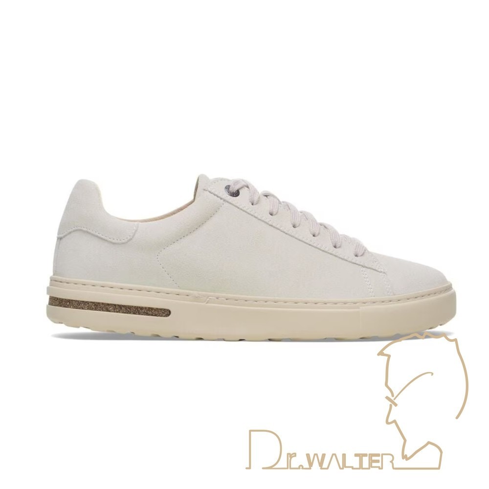 Birkenstock Bend Low pelle scamosciata sneaker antique white bianco art. 1029716