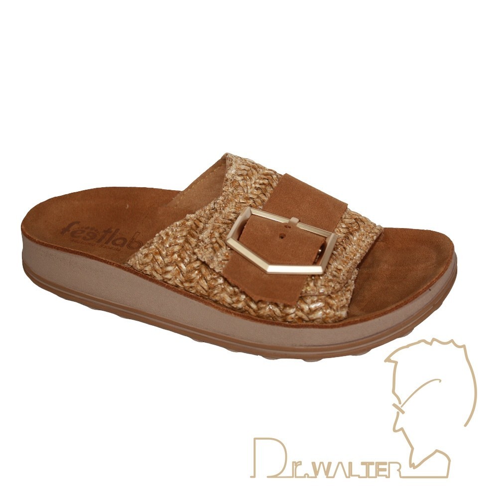 Feetlab ciabatta donna ammortizzante F335 raffia