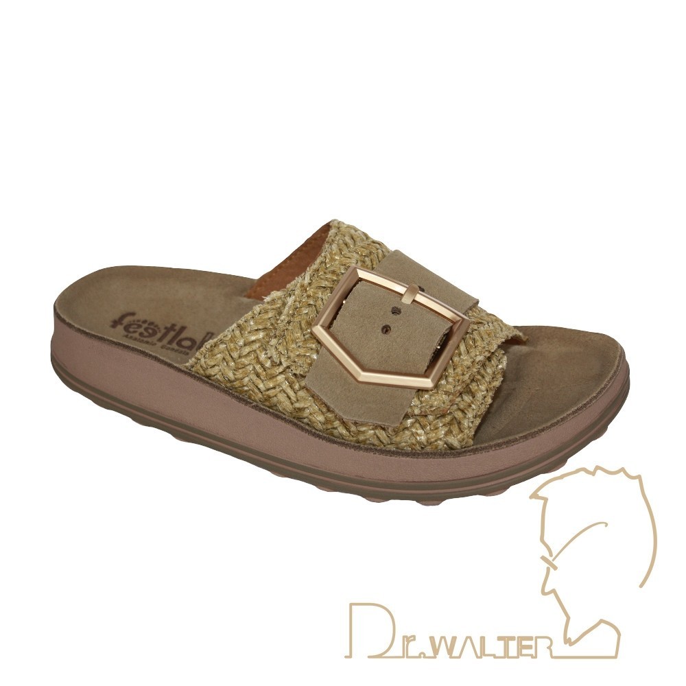 Feetlab ciabatta donna ammortizzante F335 raffia