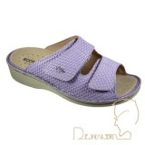 Ecosanit Mod. Clea ciabatta donna regolabile inserto alluce valgo velcro plantare estraibile
