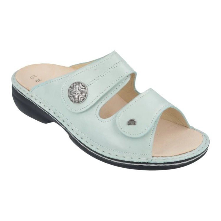 Finn Comfort Sansibar nappa mint ciabatte donna pelle predisposte colore menta numero 37