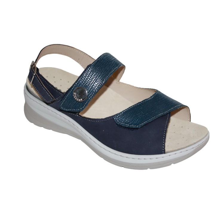 Ecosanit Blanco sandalo donna plantare estraibile tomaia regolabile suola biomeccanica