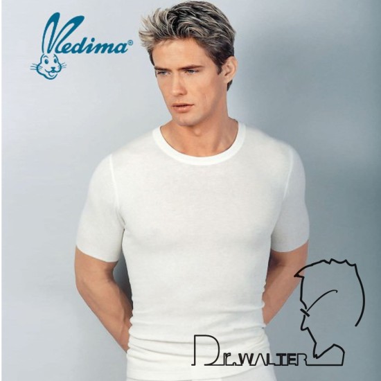 Medima MAGLIA MEZZA MANICA M1091 Uomo Angora 20% maglieria termica