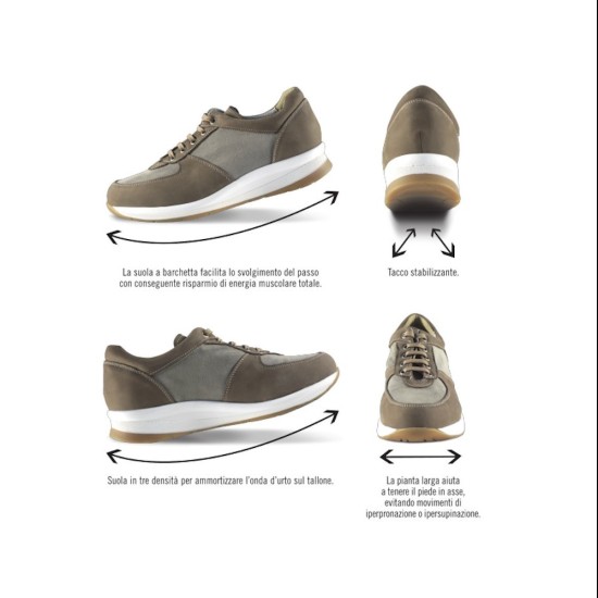 Ecosanit Mod. Betta ciabatta donna regolabile biobeccanica plantare estraibile