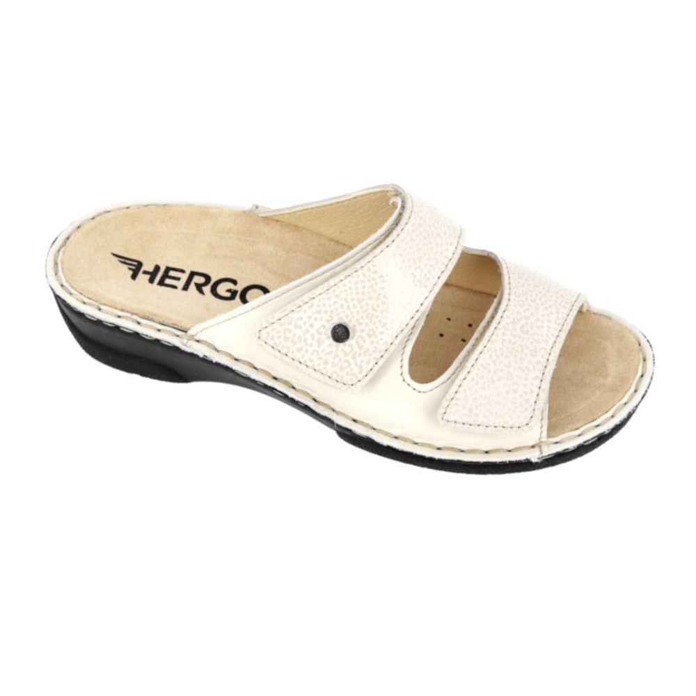 Hergos Mod. H57 ciabatta donna predisposta per plantare regolabile velcro