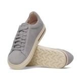 Birkenstock Bend Low pelle scamosciata sneaker stone coin grigio art. 1029661