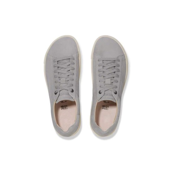 Birkenstock Bend Low pelle scamosciata sneaker stone coin grigio art. 1029661