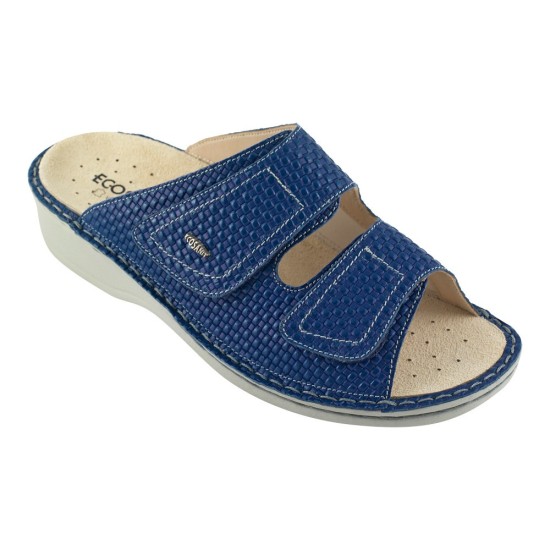 Ecosanit Mod. Clea ciabatta donna regolabile inserto alluce valgo velcro plantare estraibile