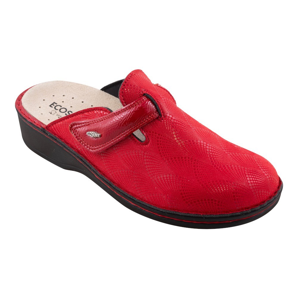 Ecosanit Mod. Marvin velcro ciabatta da donna predisposta elasticizzata per dita sensibili