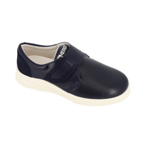Hergos H9627 scarpa da donna automodellante calzata ampia colore blu