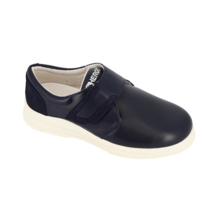 Hergos H9627 scarpa da donna automodellante calzata ampia colore blu