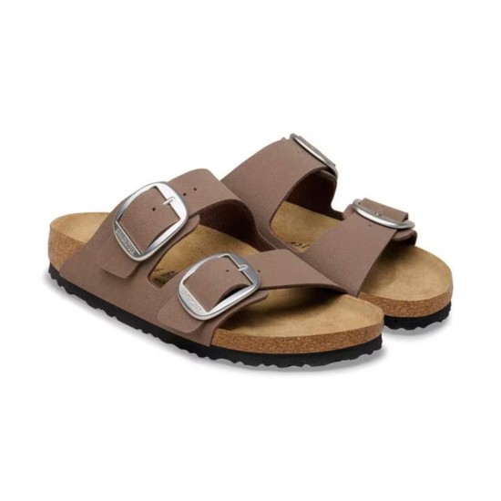 Birkenstock  Arizona Big Buckle ciabatta colore mocca cod. art. 1032081