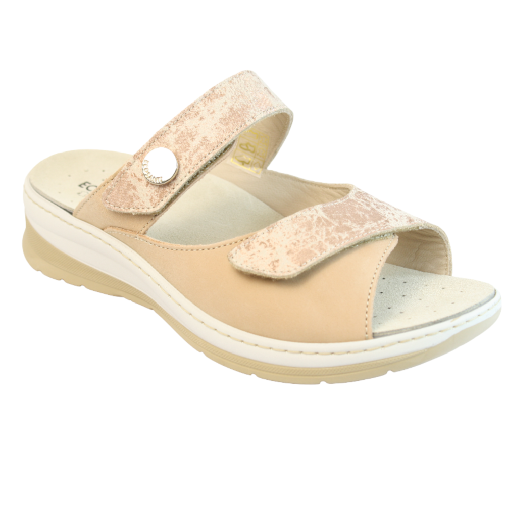 Ecosanit Mod. Blanca ciabatta donna predisposta regolabile biomeccanica