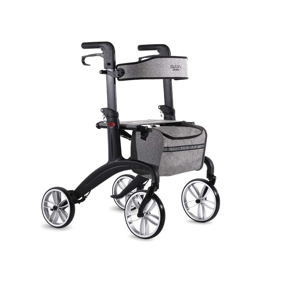 Deambulatore DAYTONA rollator struttura in carbonio solo 7kg pieghevole con freni