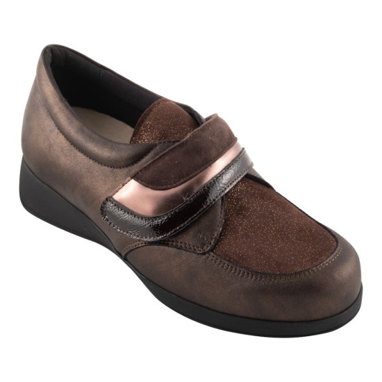 Ecosanit Hilde – Scarpa Donna Comfort | Tomaia Elasticizzata | Scarico Metatarsale | Dispositivo Medico Classe I