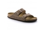 Birkenstock sandalo uomo e unisex Arizona BS doppia fascia oiled leather tobacco pelle oliata tabacco