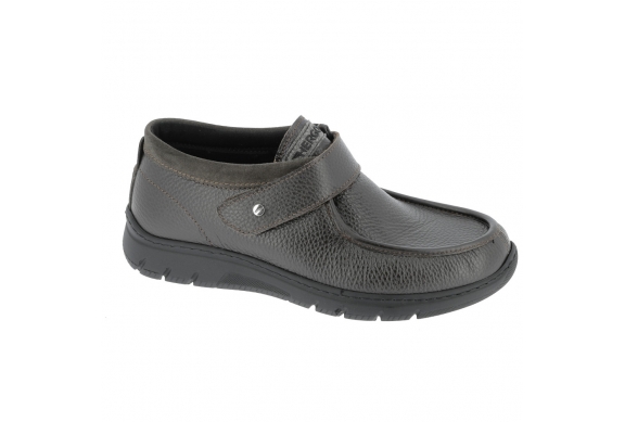 Hergos Mod. H9004 scarponcino uomo calzata ampia velcro predisposto