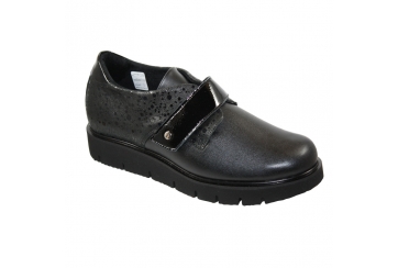 Hergos H9709 scarpa donna ortopedica calzata ampia tomaia elasticizzata dita sensibili