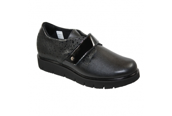 Hergos H9709 scarpa donna ortopedica calzata ampia tomaia elasticizzata dita sensibili