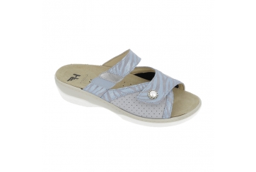 Hergos Mod. H1612 ciabatta donna regolabile inserto alluce valgo chiusara velcro plantare estraibile