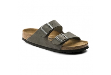 Birkenstock Arizona ciabatta unisex Pelle Naturale marrone scuro narrow fit Art. 0051103