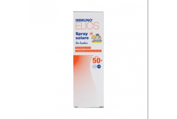 Immuno Elios Spray Solare per bambini spf50 con Omega 3-6-9 e acqua termale