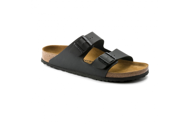 Birkenstock ciabatta Arizona BS Birko Flor doppia fascia black narrow fit Art. 0051793 Centro del piede Online