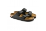 Birkenstock Arizona sandalo unisex Birko Flor doppia fascia black regular fit Art. 0051791