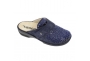 Hergos Mod. H420 ciabatta donna elasticizzata blu plantare estraibile